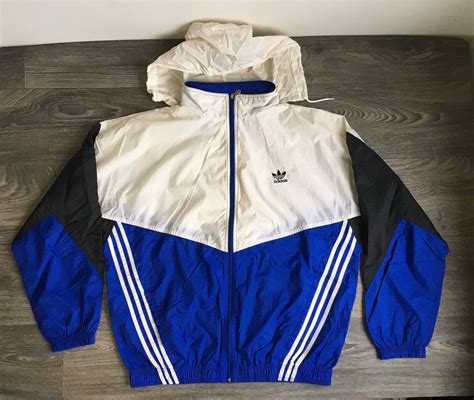 adidas windbreaker weiß herren|adidas windbreaker vintage.